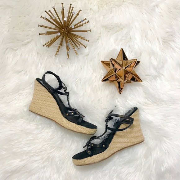 Rope-Wrapped Wedge Sandals - Picture 2 of 5